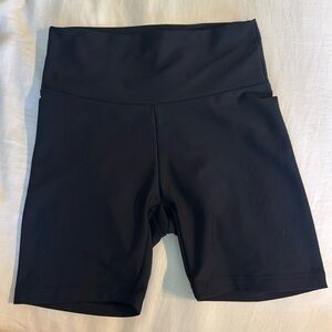 Skatie black biker shorts, XS